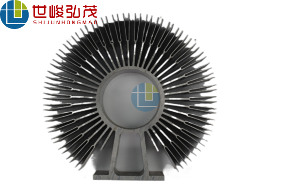 350太陽花電子散熱器鋁型材-1